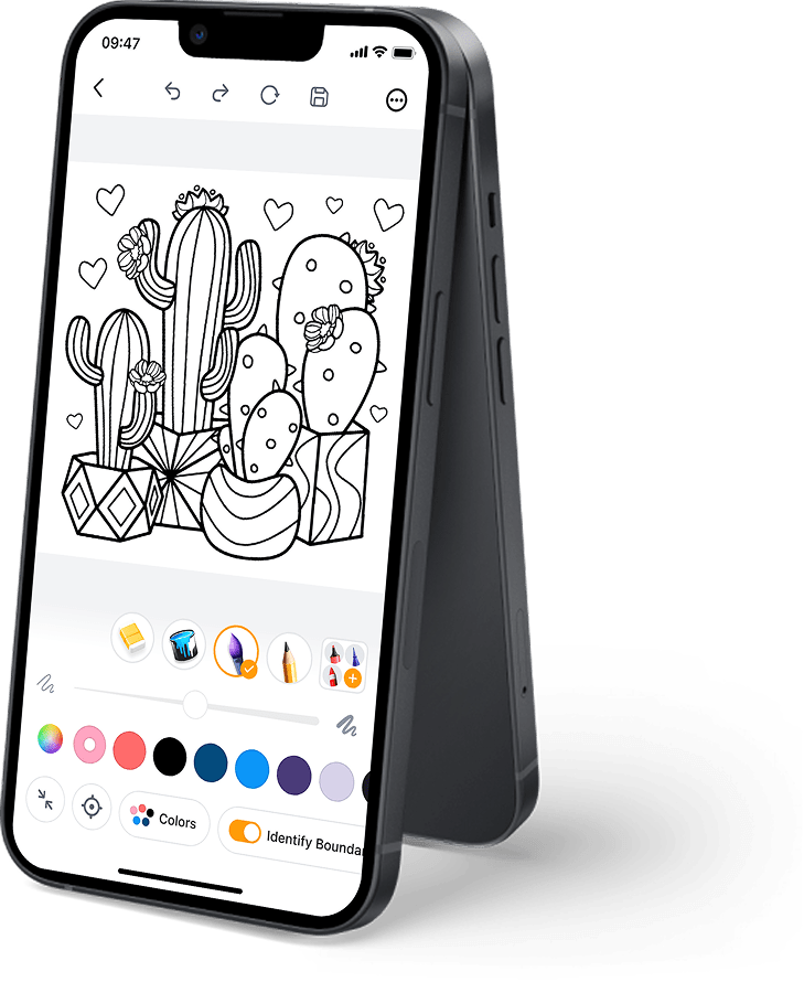 モバイルオンライン塗り絵